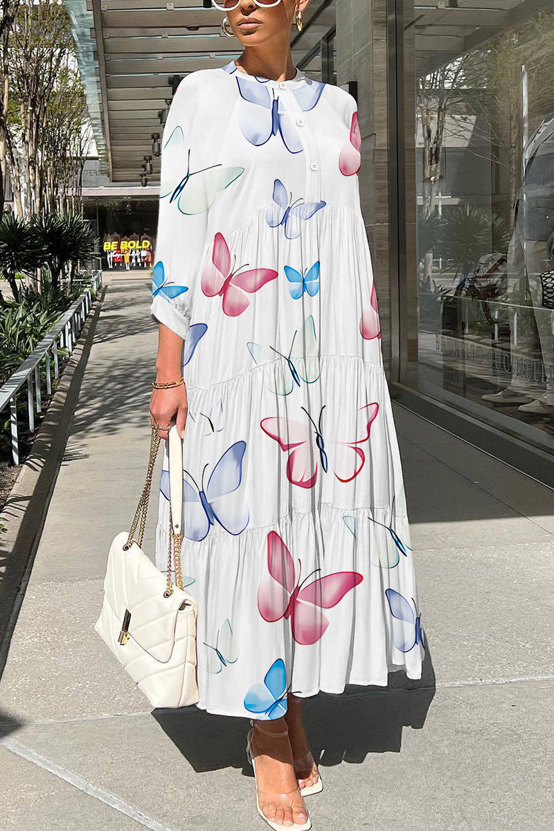 Flowy Sleeve Dress