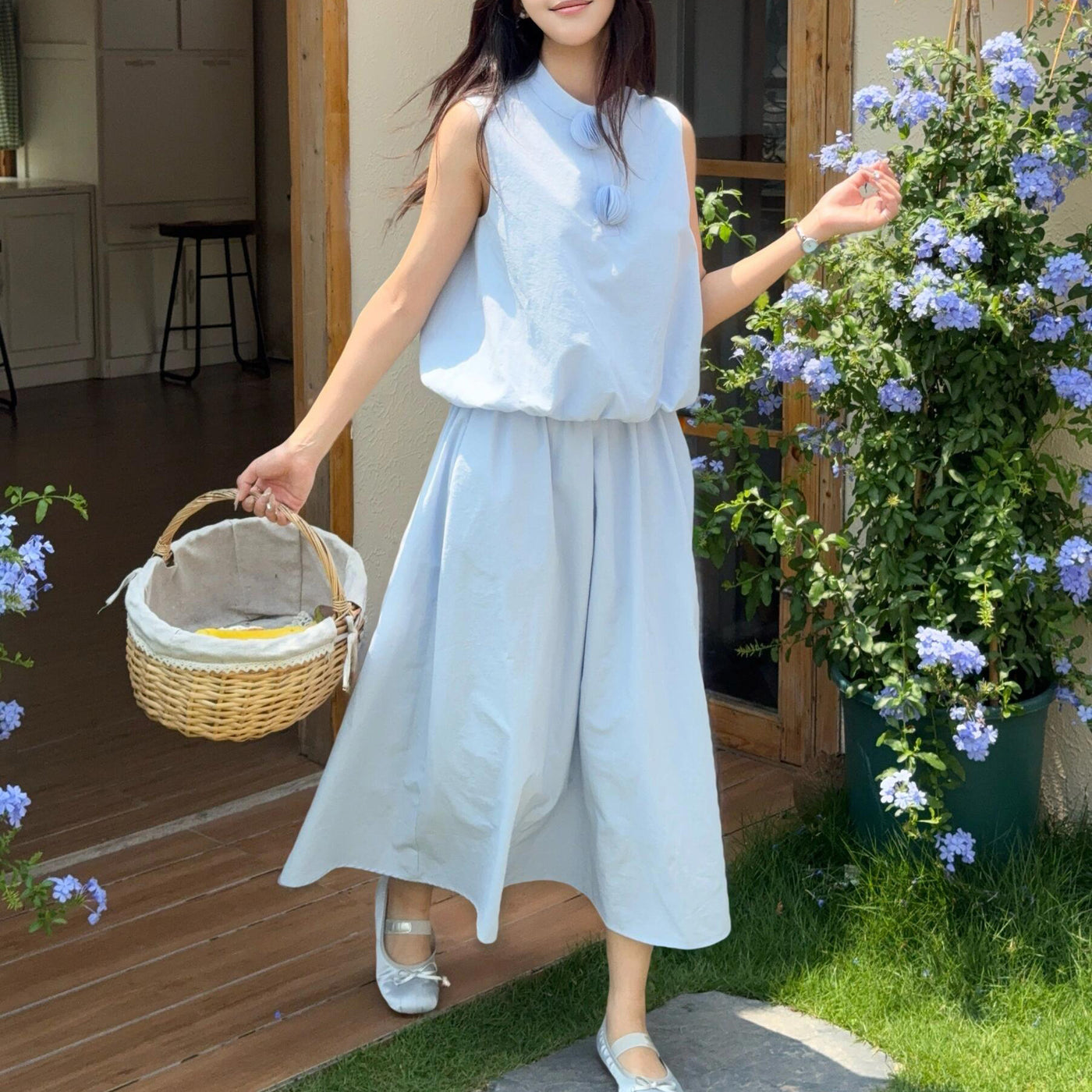 Cotton Blend Vest