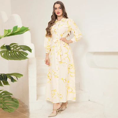 Chic Lapel Dress Shé Hauté