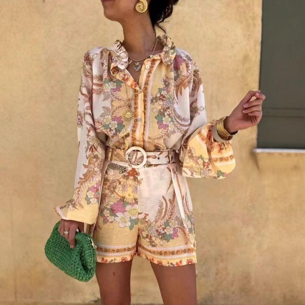 Printed Shorts Duo