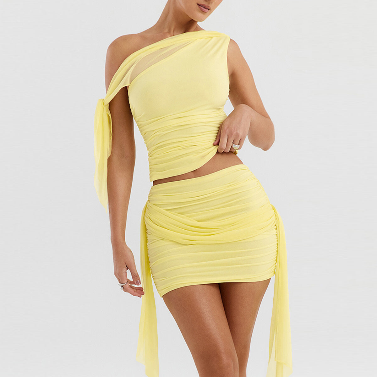 Mesh Pleat Set