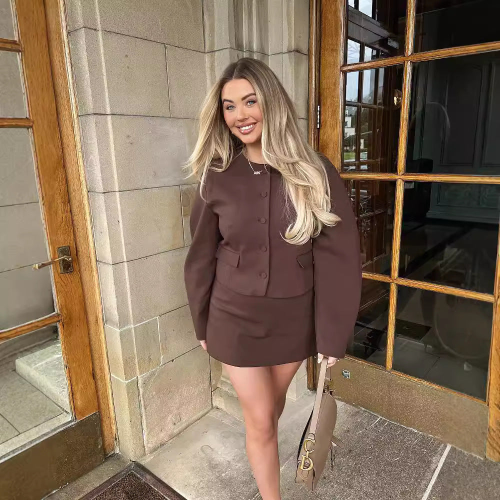 Tailleur jupe pour femme