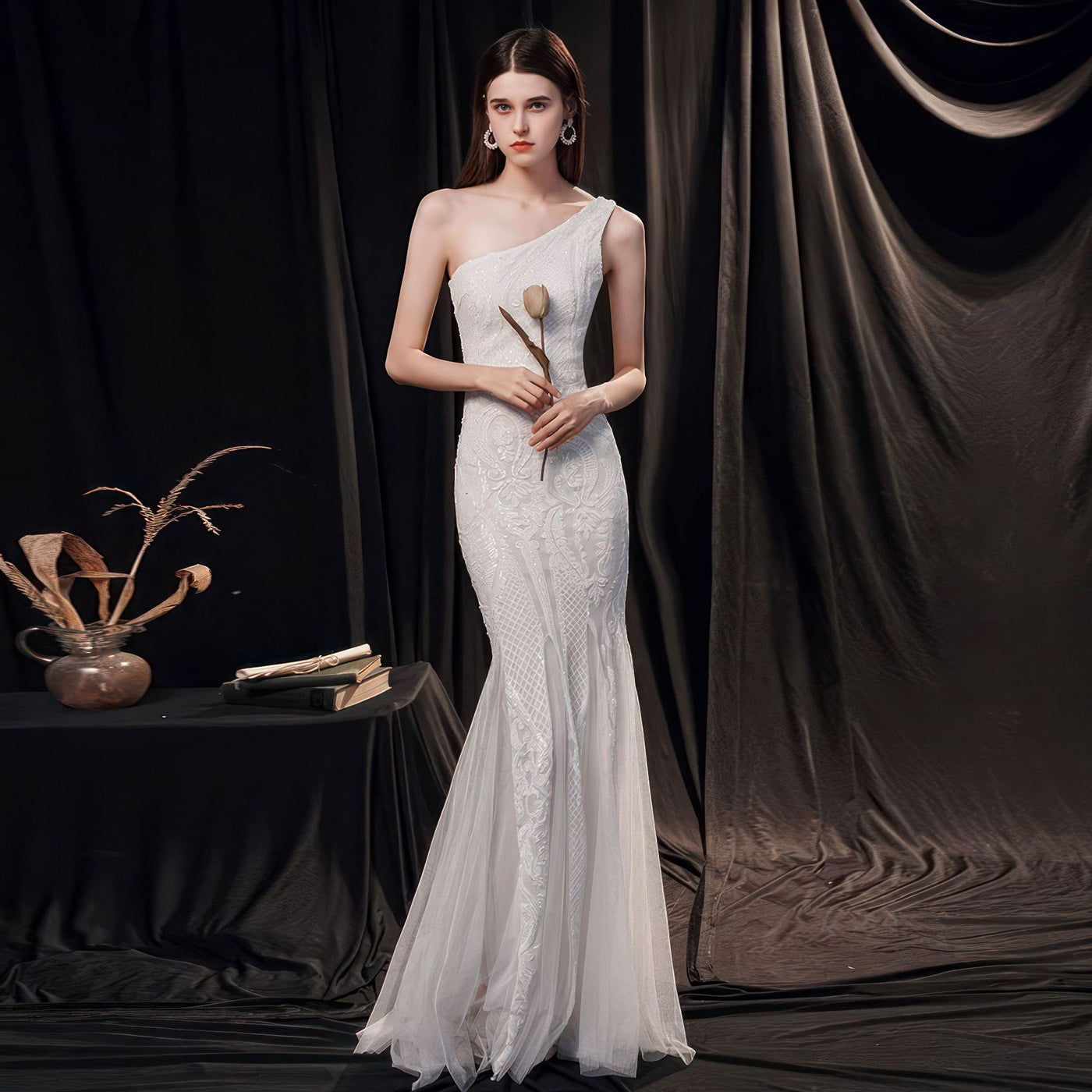 Luxury Slim Fishtail Gown – Women - Shé Hauté