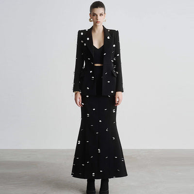 Sequin Blazer Suit