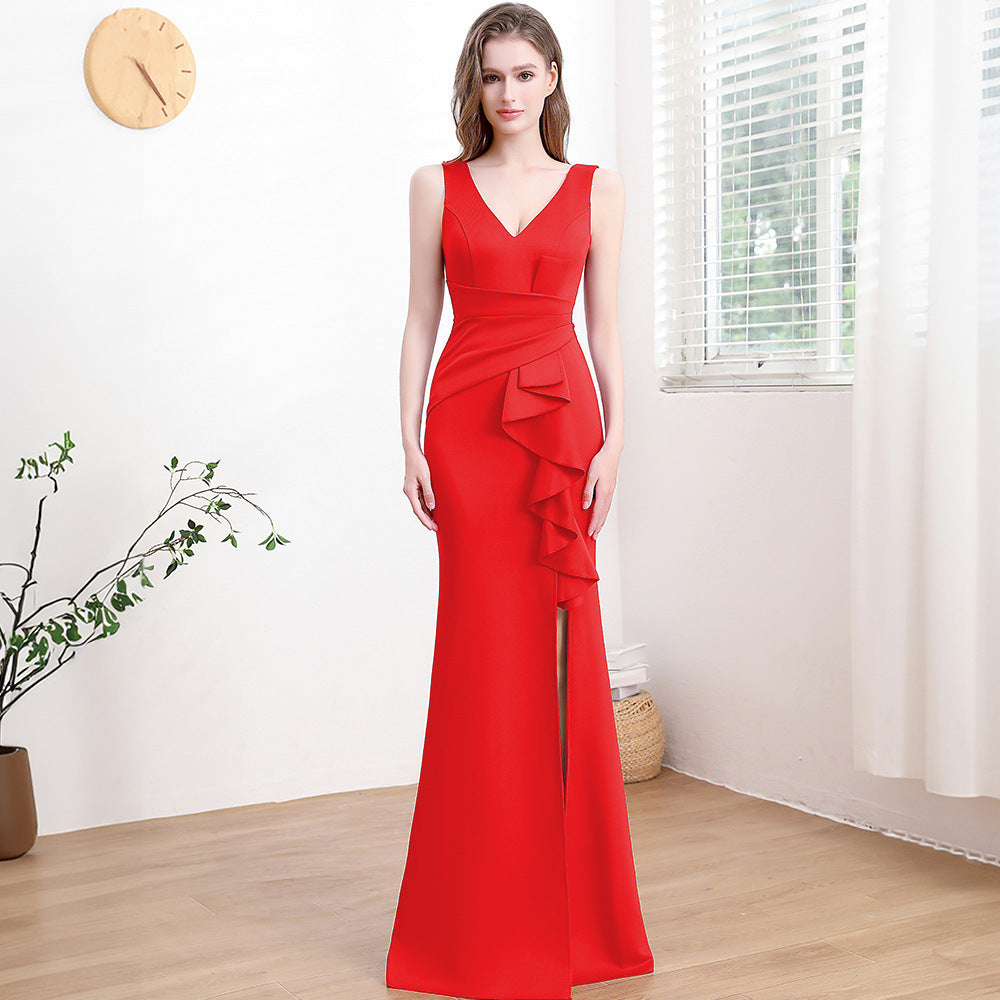 Women Luxury Simple Evening Dress - Shé Hauté