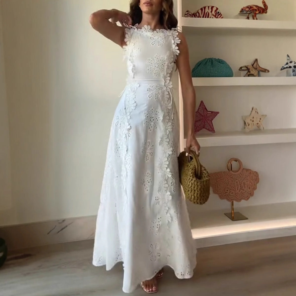 Robe ajustée nouée
