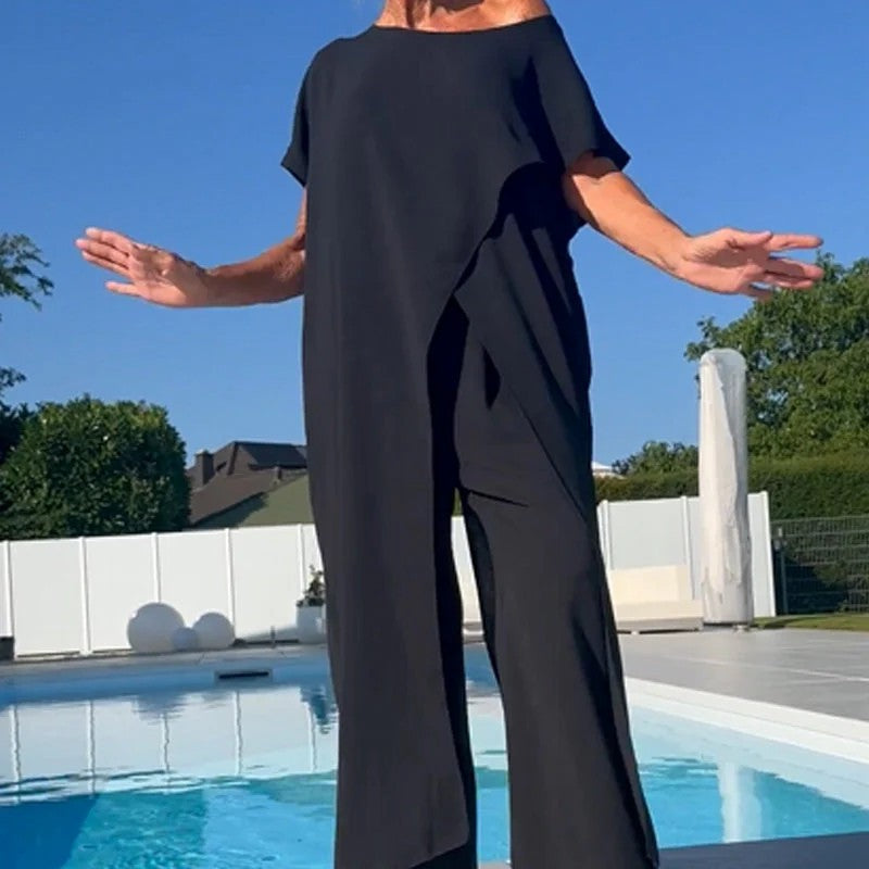 Trendy Solid 2-Piece Set
