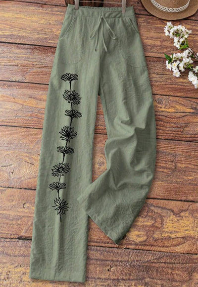 Casual Printed Pants