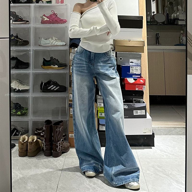 Retro Straight-leg Jeans