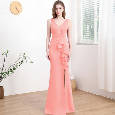 Women Luxury Simple Evening Dress - Shé Hauté