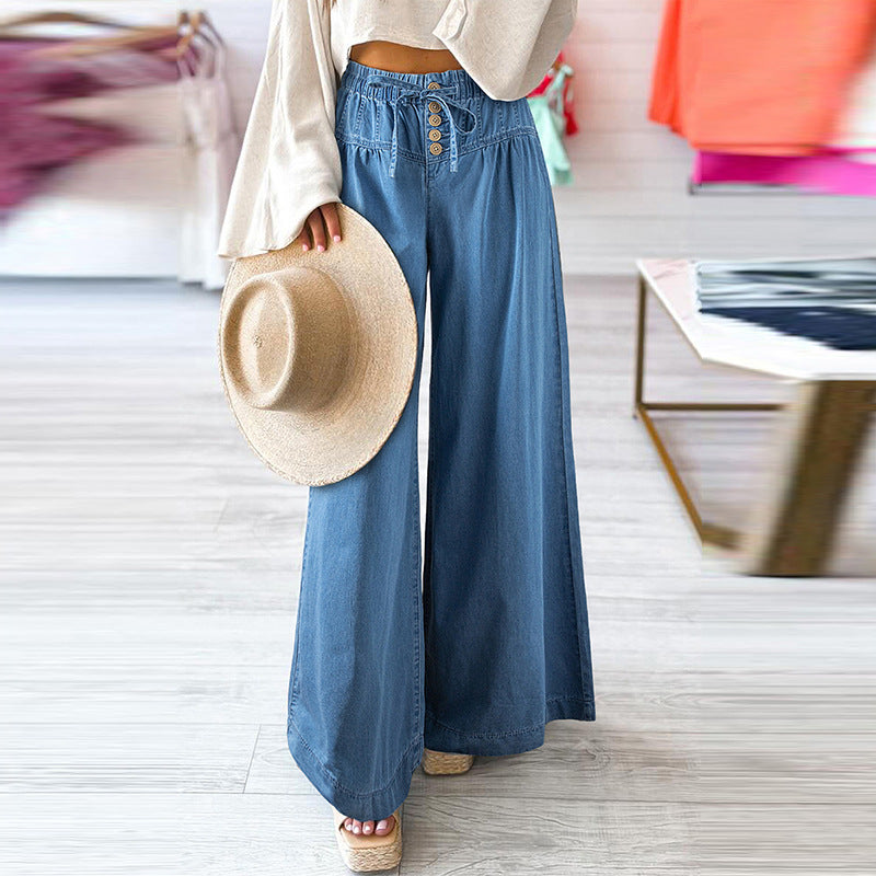 Solid Wide Pants