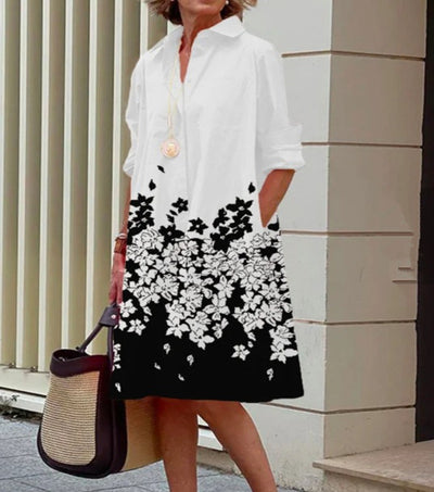 Impression de robe féminine