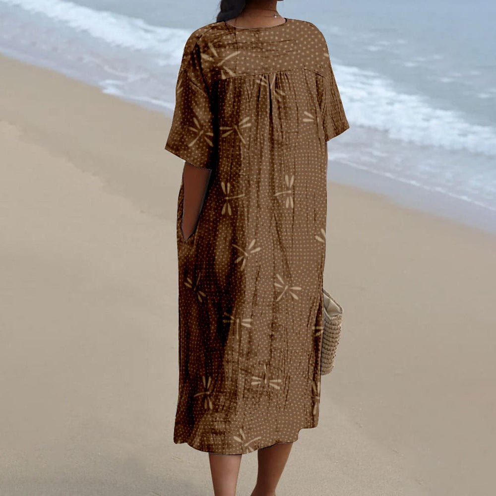 Robe de vacances imprimée