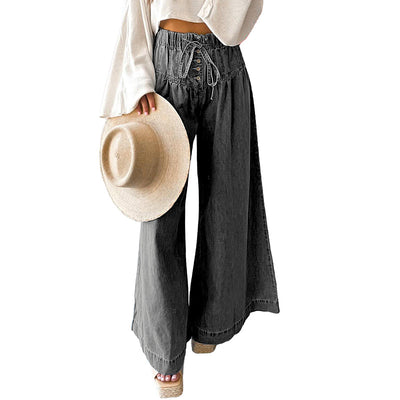 Solid Wide Pants