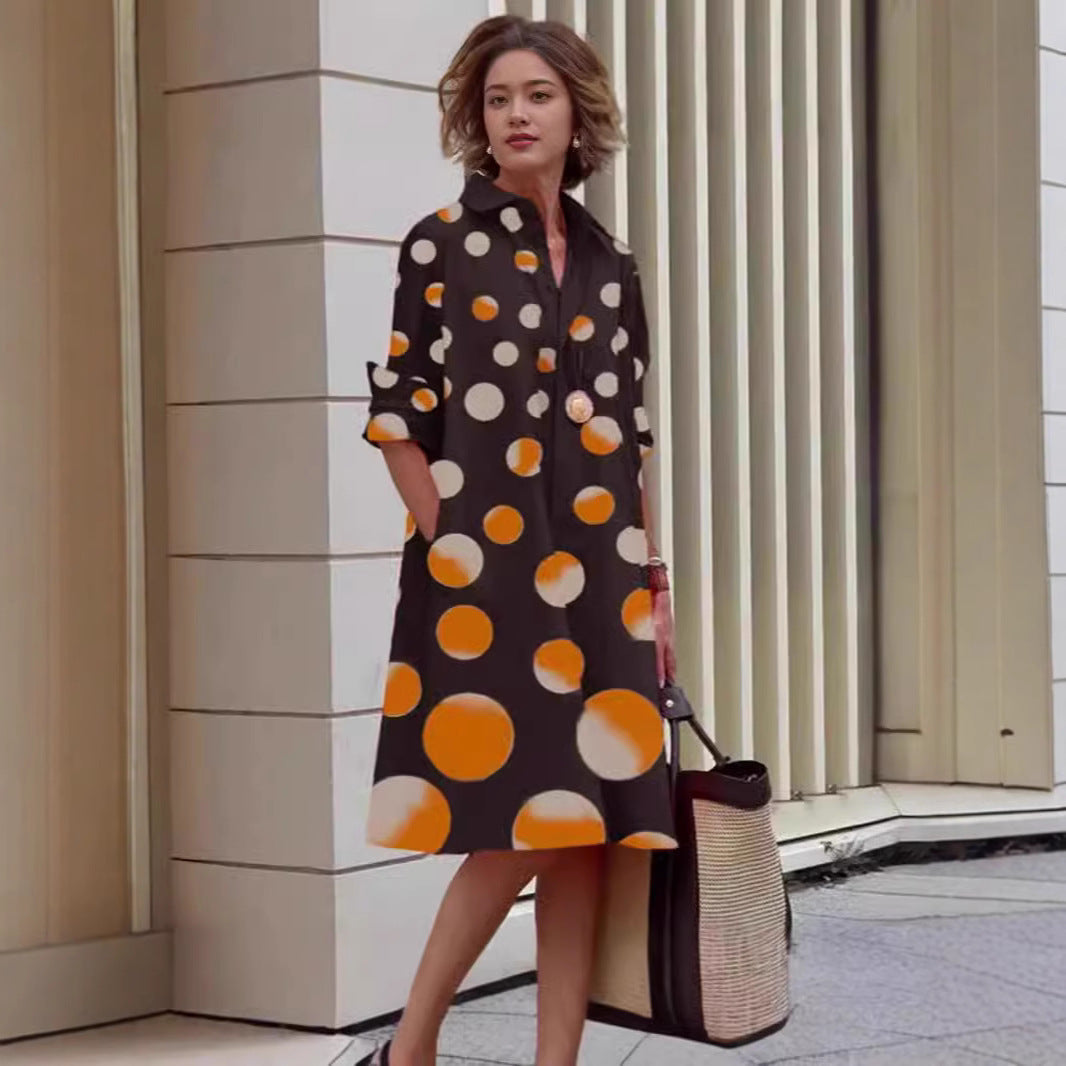 Impression de robe féminine