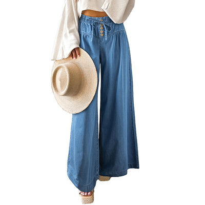 Solid Wide Pants