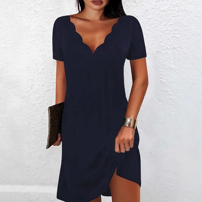Wave V-Neck Dress