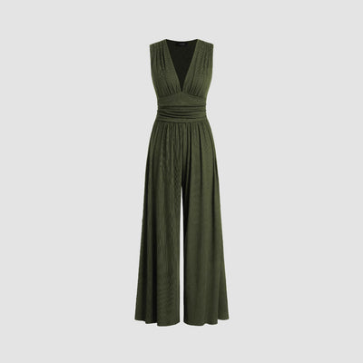 Solid Loose Jumpsuit