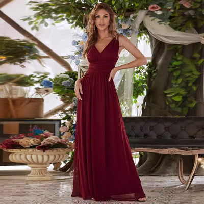 Women's High Waist Evening Gown - Shé Hauté