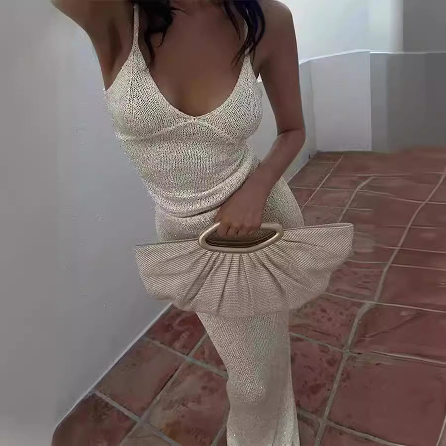 Ensemble jupe à paillettes