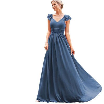Robe formelle à col en V