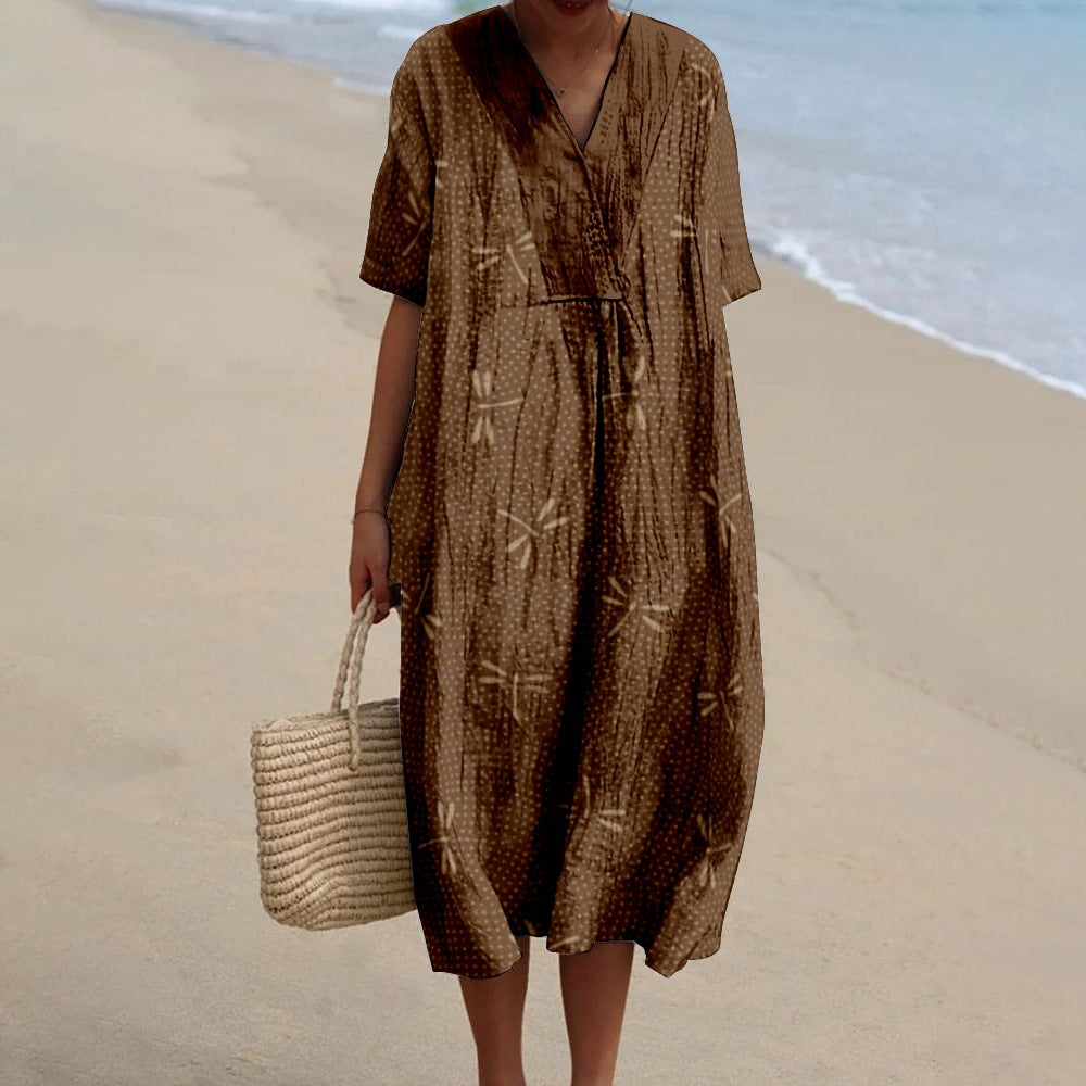 Robe de vacances imprimée