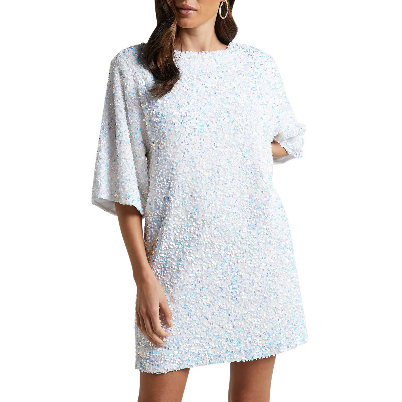 Robe chic à paillettes