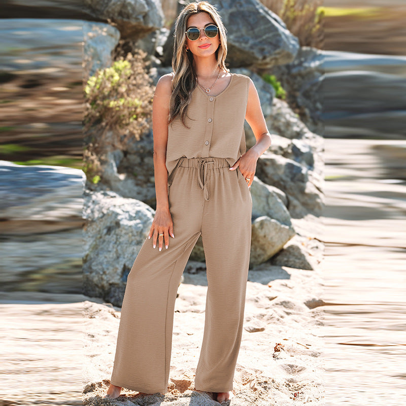 Sleeveless Fashion Suit