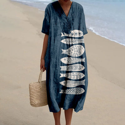 Robe de vacances imprimée