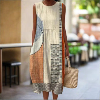 Robe imprimée chic