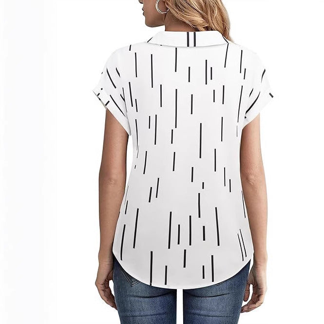 Chemise à rayures tendance