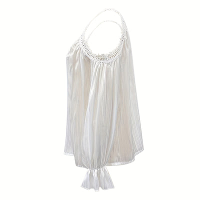Chemise ample en dentelle