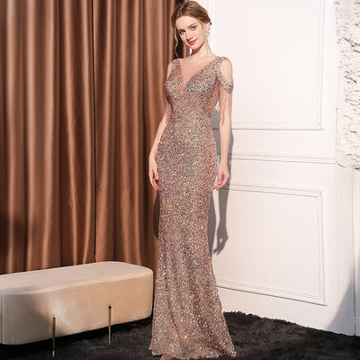 Women's Sequin Slimming Maxi - Shé Hauté