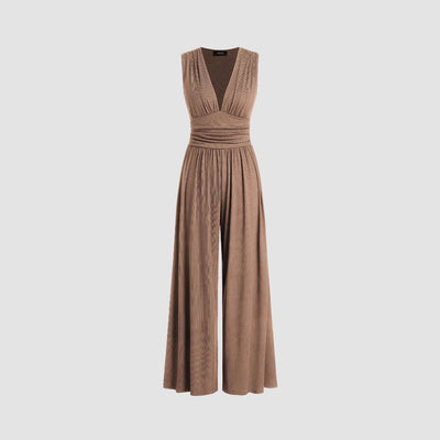 Solid Loose Jumpsuit