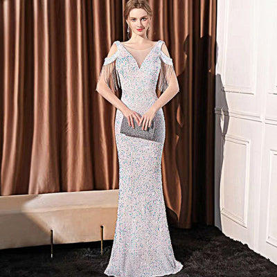 Women's Sequin Slimming Maxi - Shé Hauté