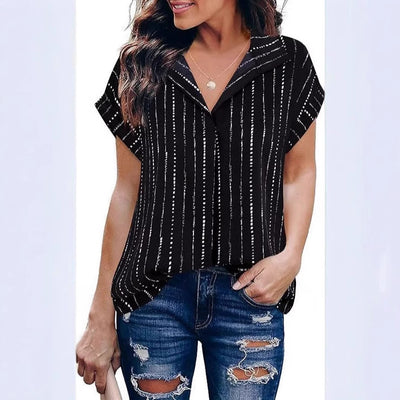 Chemise à rayures tendance