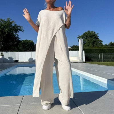 Trendy Solid 2-Piece Set