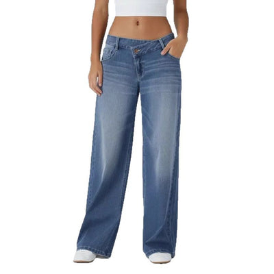 European & American Style Straight Jeans - Shé Hauté
