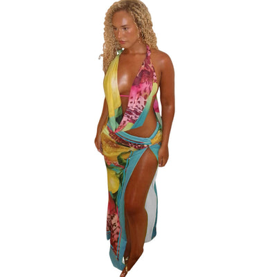 Halter Skirt Set