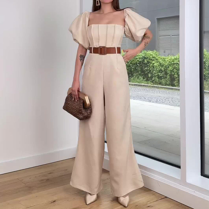 Square Collar Jumpsuit