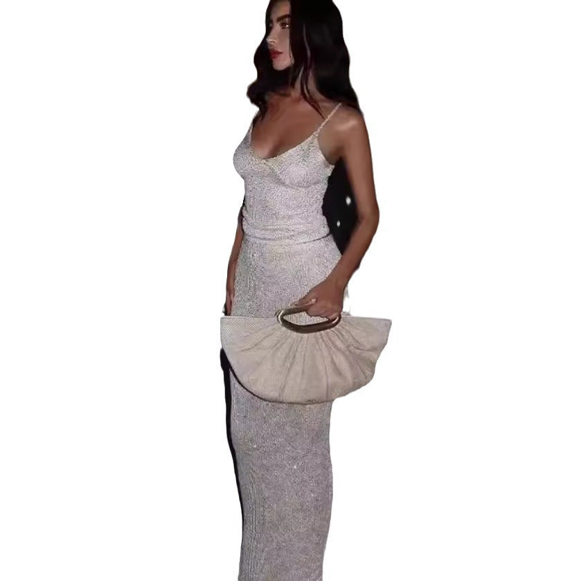 Ensemble jupe à paillettes