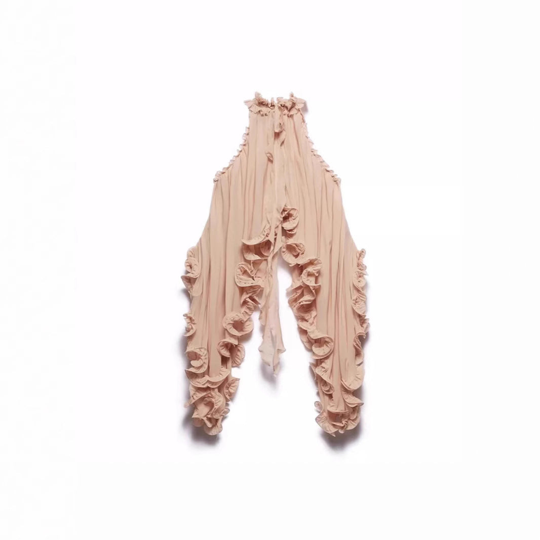 Denim Ruffle Set