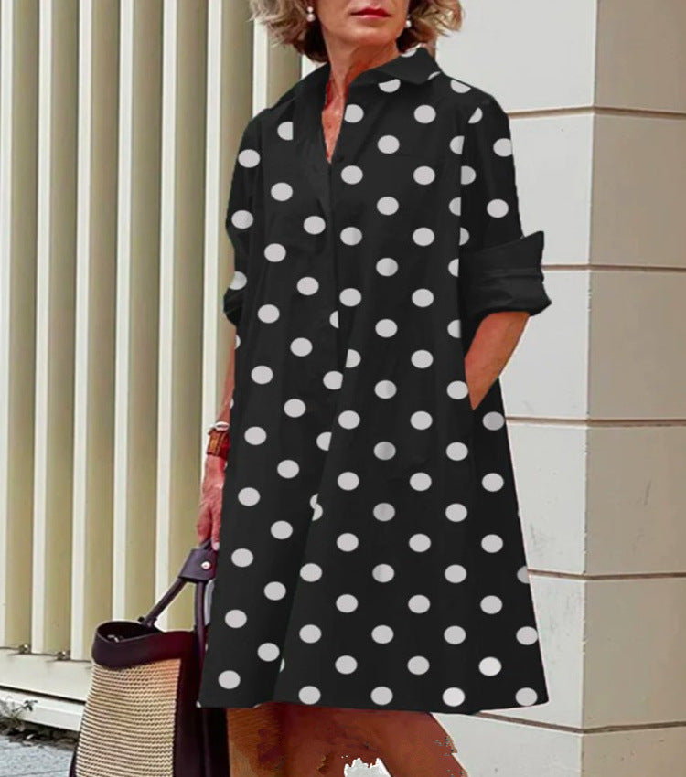 Impression de robe féminine