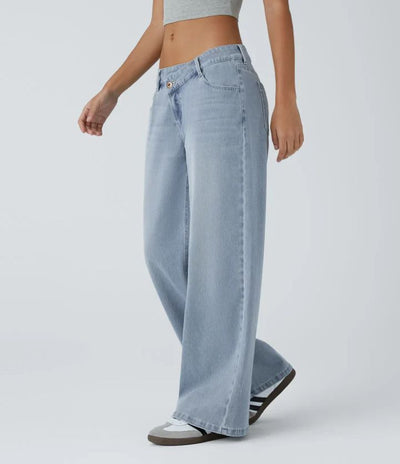 European & American Style Straight Jeans - Shé Hauté