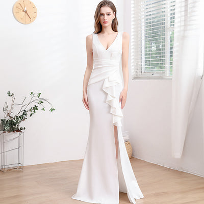 Women Luxury Simple Evening Dress - Shé Hauté