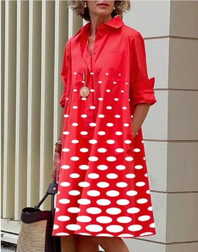 Impression de robe féminine