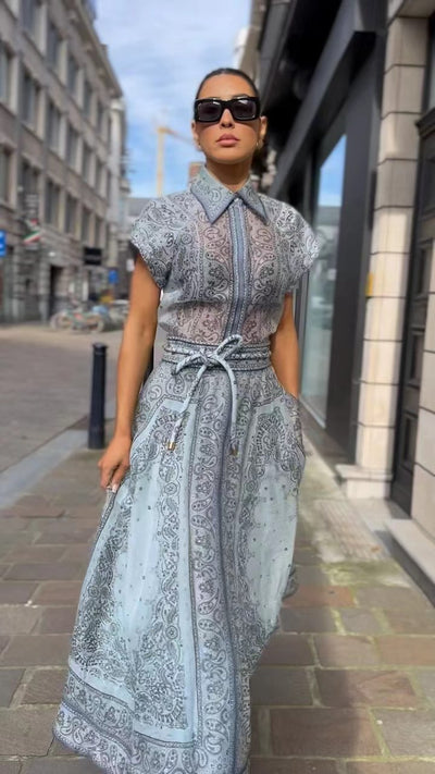 Catwalk Print Suit