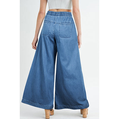 Solid Wide Pants