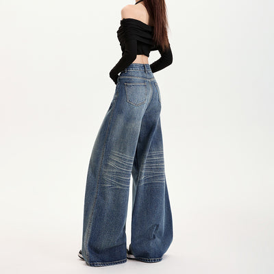 Women's Loose Fit Denim Pants - Shé Hauté