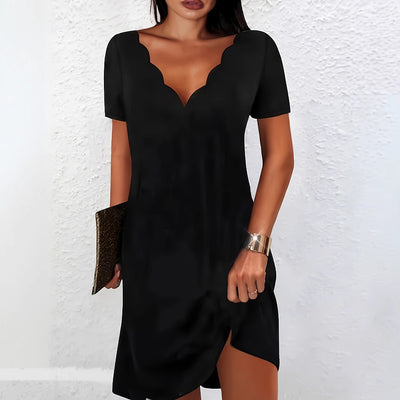Wave V-Neck Dress